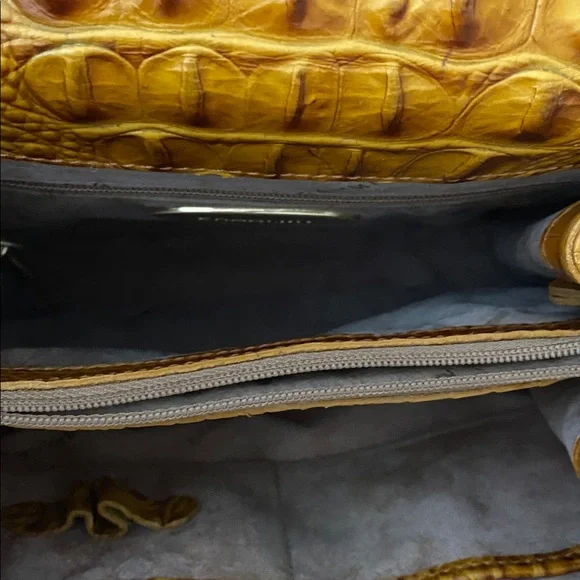 RARE COLOR Brahmin GOLDEN LADY MELBOURNE “VITTORIA ROSE” Satchel / Crossbody - Picture 5 of 6